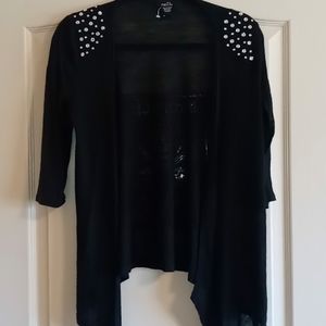 Black cardigan jacket